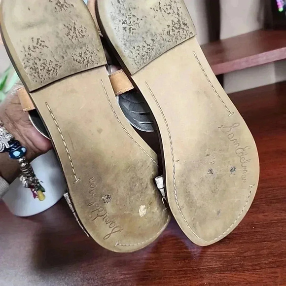 Sam Edelman Embellished Snakeskin Gladiator Sandals.  Size 7.5 - Picture 10 of 10